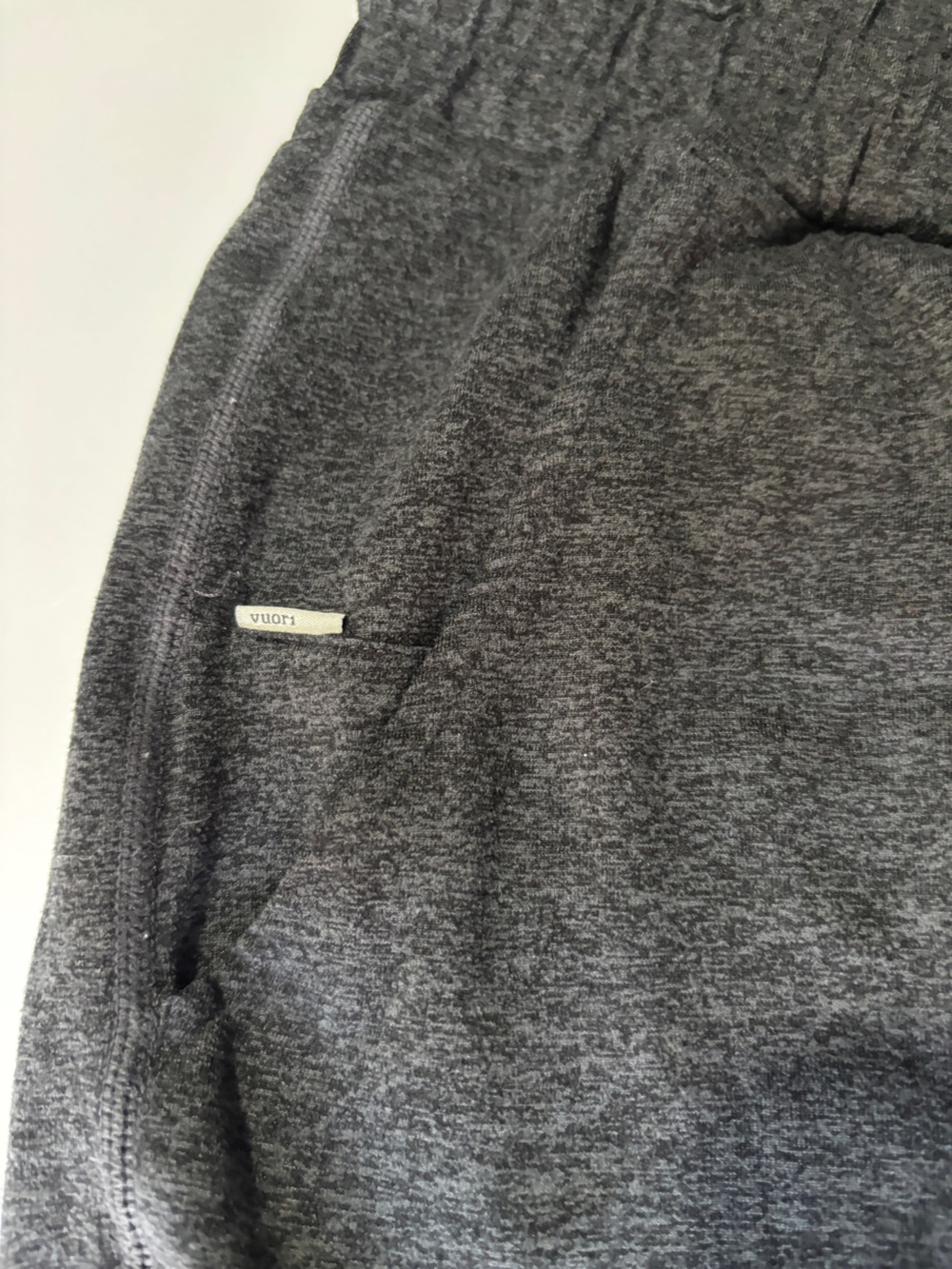 Vuori Women's Charcoal Heather Straight Leg Sweatpants - Size M